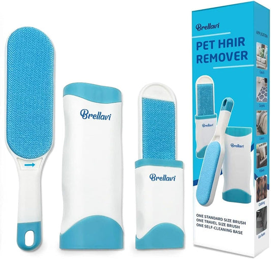 Pet Hair Remover -Dog Hair Remover for Clothes-Better Than Lint Rollers for Pet Hair, Dog Hair Remover- Lint Remover Brush, Lint from Clothing, Couch, Furniture, Bedding